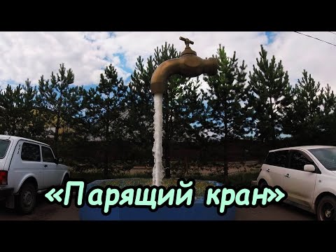 Видео: "Парящий кран" и езда по Красноярску на мотоцикле.