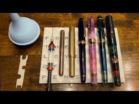 Видео: Как чистить и обслуживать перьевую ручку — картриджные, конвертерные, поршневые и вакуумные напол...