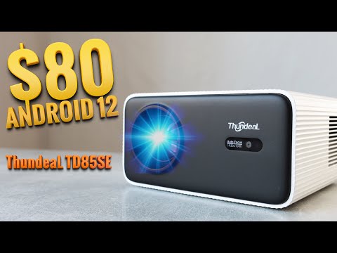 Видео: Лучший проектор до 100$? Проверяем автофокус и качество! ThundeaL TD85SE на ANDROID 12