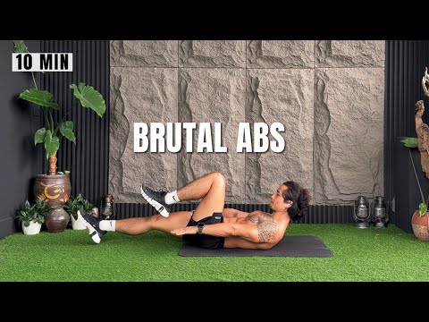 Видео: 10-минутная БРУТАЛЬНАЯ тренировка пресса | KILLER AB дома (без оборудования)
