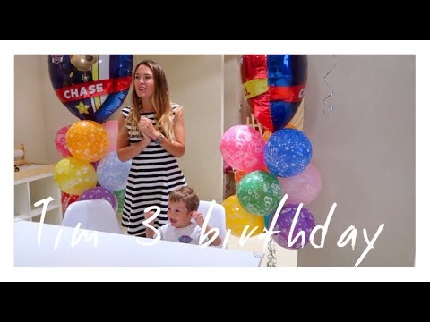 Видео: Тиму 3 года! Готовимся к празднику и отмечаем)