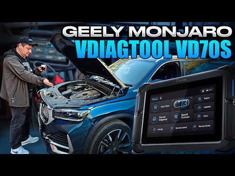 Видео: VDIAGTOOL VD70S /ДИАГНОСТИКА GEELY MONJARO после удара