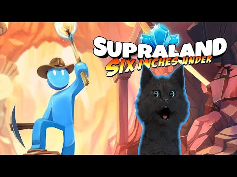 Видео: Супер Кот СТАЛ СИНИМ ВОДОПРОВОДЧИКОМ 🐱 Supraland Six Inches Under