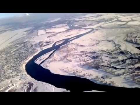 Видео: Взлет самолета Airbus A320 Air Astana с аэропорта Усть-Каменогорск в Алмату 02.02.2014