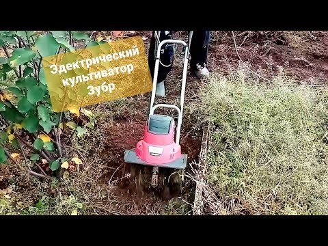 Видео: электрический культиватор зубр ккд 900 отличный помощник в дачных делах.