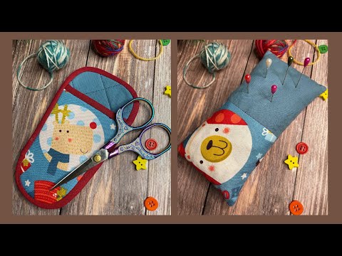 Видео: Як зшити комплект: гольниця та чохол для ножиць.