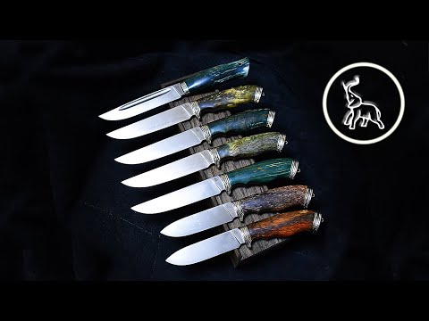 Видео: 10-ть рабочих ножей в наличии. Мастерская "СЛОН & Ко."