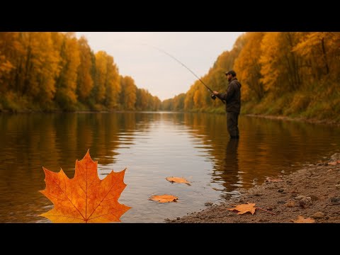 Видео: Последние дни осени у воды | Рыбалка на щуку на притоке.