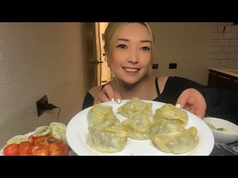 Видео: МУКБАНГ манты 🎉