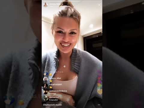 Видео: Виктория Боня в прямом эфире Instagram 10-11-2018