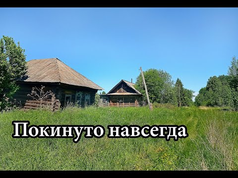 Видео: Когда то это была огромная деревня. Сейчас же всё брошено! Заброшенные деревни в лесу
