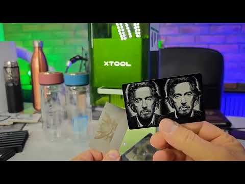 Видео: xTool F1 - ТЕСТЫ Гравировка по металлу