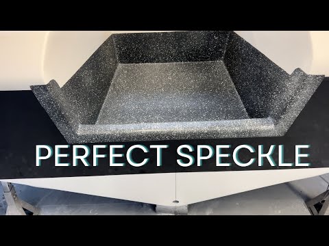 Видео: Как наносить спекл на флоукоут/гелькоут
