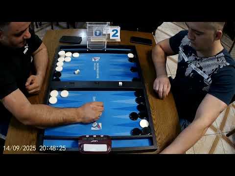 Видео: Длинные нарды. Турнир 14.09.25. Финал. А.Долунц - И.Ульданов