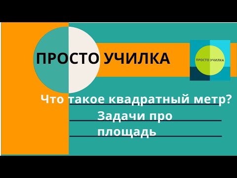 Видео: Что такое один квадратный метр? Сколько собак в него поместится? Решаем задачи про площадь