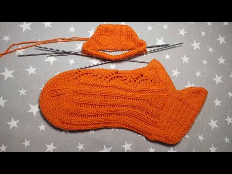 Видео: Простой способ, как связать носочки с высоким задником.