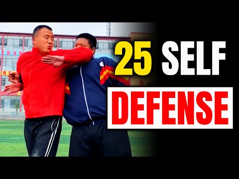 Видео: 25 потрясающих приемов самообороны👊| Как защитить себя?!