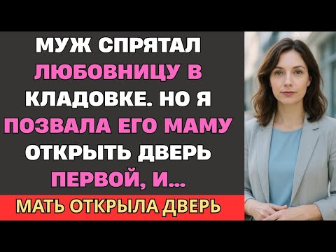 Видео: Муж спрятал любовницу в кладовке. Но я позвала его маму открыть дверь первой, и...