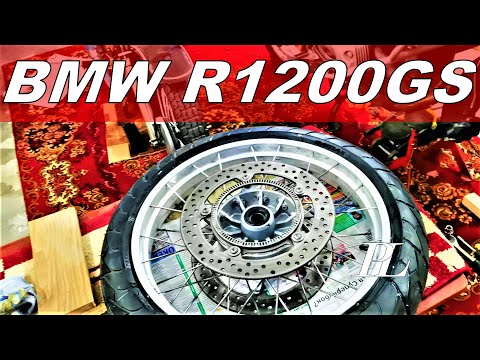 Видео: Замена подшипников передней ступицы BMW R1200GS нехитрым приспособлением