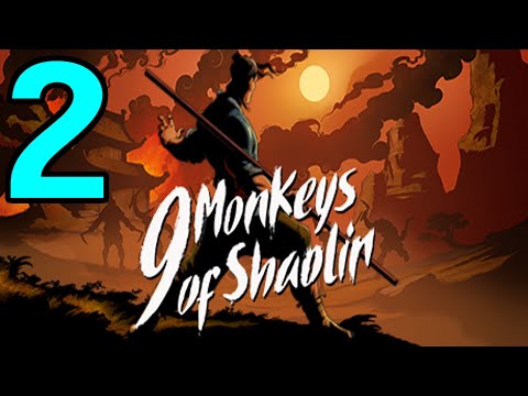 Видео: #2 КУЧА КРАСИВЫХ ПРИЁМОВ И МОЩНЫЕ БОССЫ / 9 Monkeys of Shaolin
