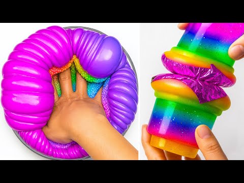 Видео: Расслабляющие АСМР-видео со слаймом для сна | Satisfying Slime No Talking ASMR 3761