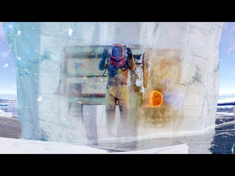 Видео: ЗАЛЕЗ В АЙСБЕРГ И ПОСТРОИЛ ТАМ ДОМ Rust/Раст