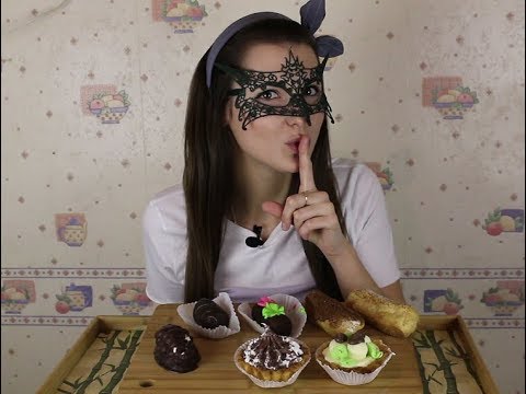 Видео: ASMR по русски Пирожные с кремом/ASMR in Russian Cream cakes Mukbang