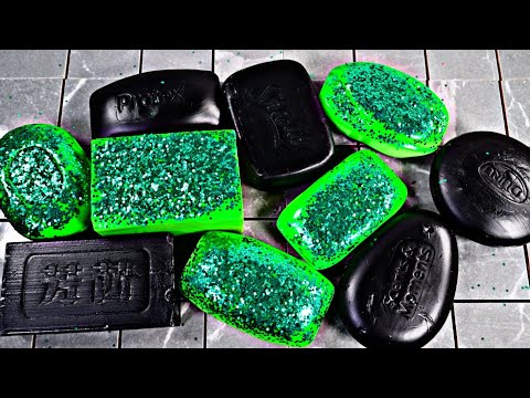 Видео: ASMR SOAP. Резка сухого мыла. Satisfying video💚🖤 @ASMRSOAPUK