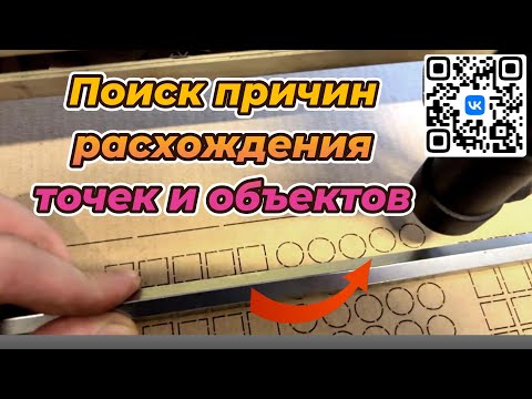 Видео: В поисках причин расхождения при лазерной СО2 резки.