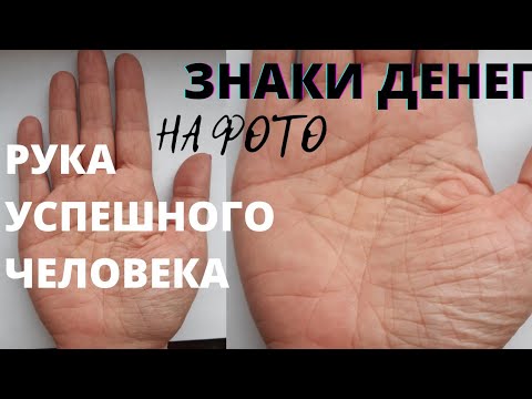 Видео: Буду ли я богат? Знаки денег, богатства на руке. Рука успешного человека. НА ФОТО /Бабочка