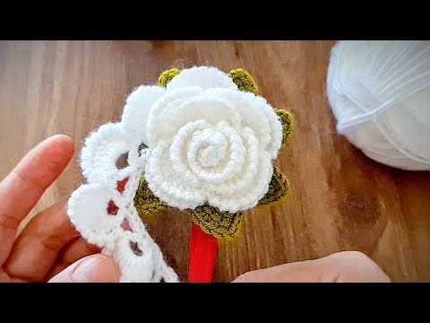 Видео: Простое шитье роз крючком для начинающих