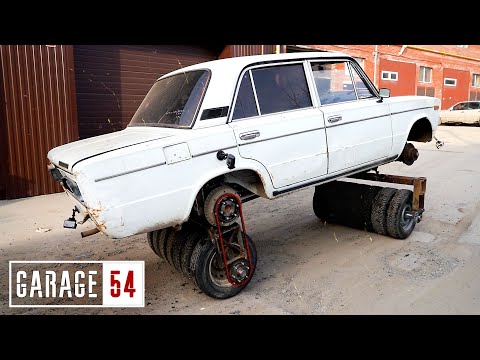 Видео: КАТОК ИЗ ЖИГИ / САМОЕ ШИРОКОЕ КОЛЕСО 2