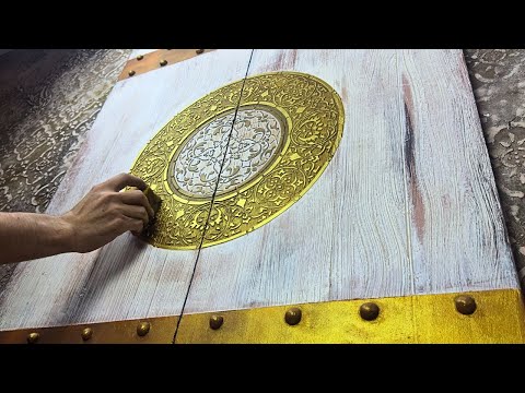 Видео: 🪄 Преобразите картину в дверь столетней давности | Потрясающее настенное искусство