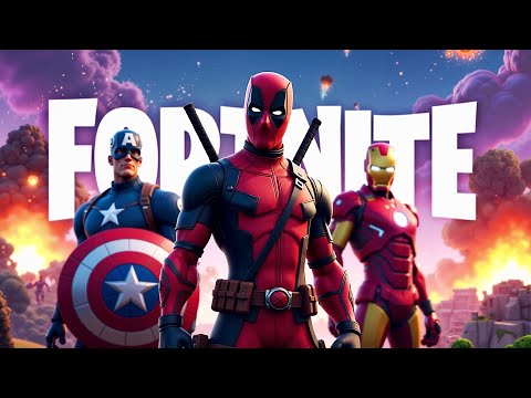 Видео: ХАОС С ГЕРОЯМИ MARVEL В FORTNITE