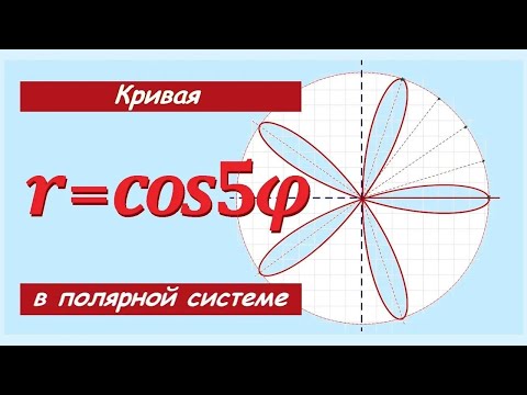 Видео: Построение кривой в полярной системе координат