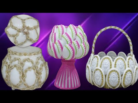 Видео: 3 красивые поделки из пластиковых ложек/3 Incredibly Beautiful Crafts Made from Plastic Spoons