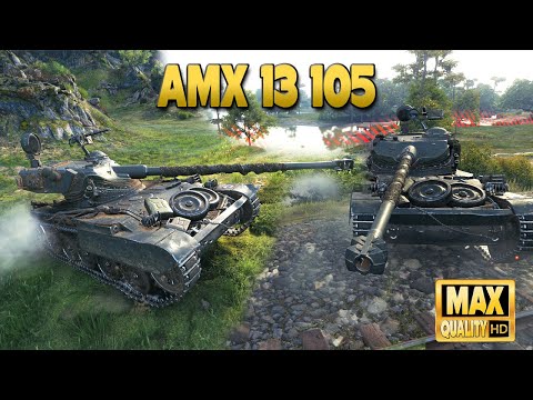 Видео: AMX 13 105: агрессивный и пассивный разведчик - World of Tanks