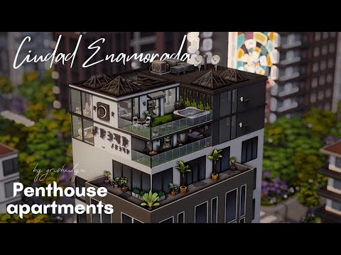 Видео: Квартиры в Энамораде 🤍 | Строительство | The Sims 4 | No CC