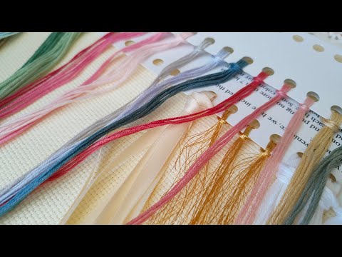 Видео: Как обрабатываю и как разбираю мулине в древних наборах.