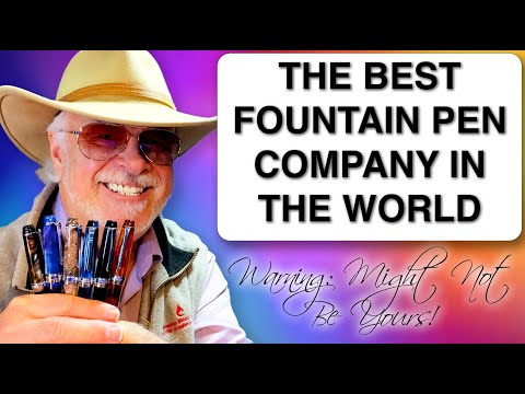Видео: Лучшая в мире компания по производству перьевых ручек ПРЕДУПРЕЖДЕНИЕ: Может вызвать аневризму моз...