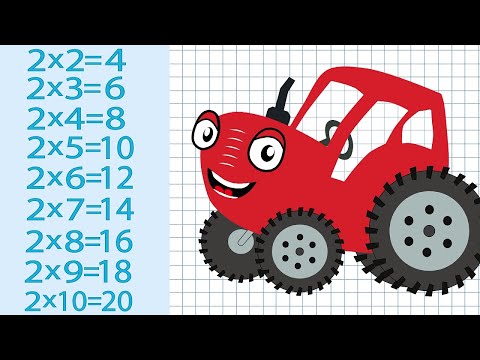 Видео: Учимся умножению - ТракТЫРишкА Песенки для детей | Таблица умножения для детей