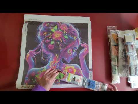 Видео: Алмазная картина «Тему»