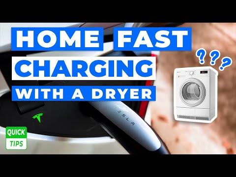 Видео: Быстрая зарядка Tesla дома с помощью сушильной машины — небольшой совет