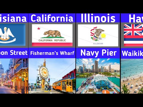 Видео: 🚫 Туристические ловушки, которых следует избегать в каждом штате Америки — не тратьте деньги впус...