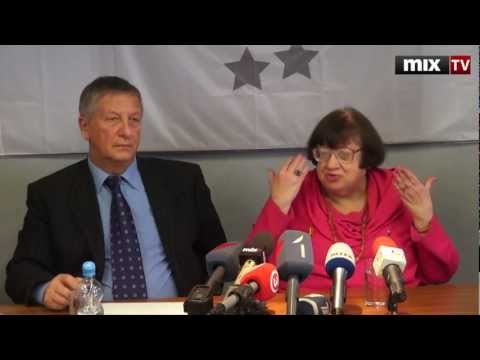 Видео: Mix TV: Пресс-конференция Валерии Новодворской в Риге