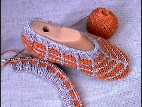 Видео: Следки спицами без шва