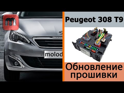 Видео: Обновление прошивки SMEG на Peugeot 308 T9