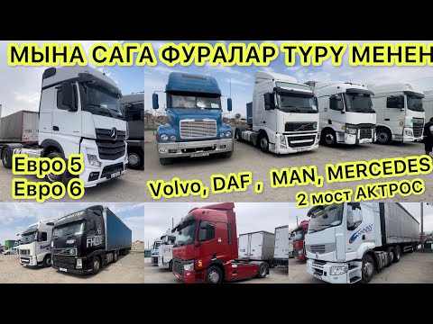 Видео: ФУРАЛАР САТЫЛАТ ТҮРҮ МЕНЕН || БИШКЕК РИОМ УНАА БАЗАРЫ || ДАФ,МАН, ВОЛЬВО, ФРЕДЛАЙНЕР, МЕРС АКТРОС