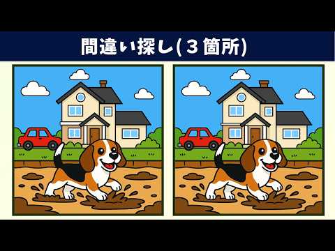 Видео: Найдите 3 отличия | Иллюстрация Версия #2030