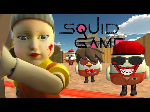 Видео: Игра в кальмара ФИЛЬМ в чикен ган!😵 (chicken gun) | GORD34K